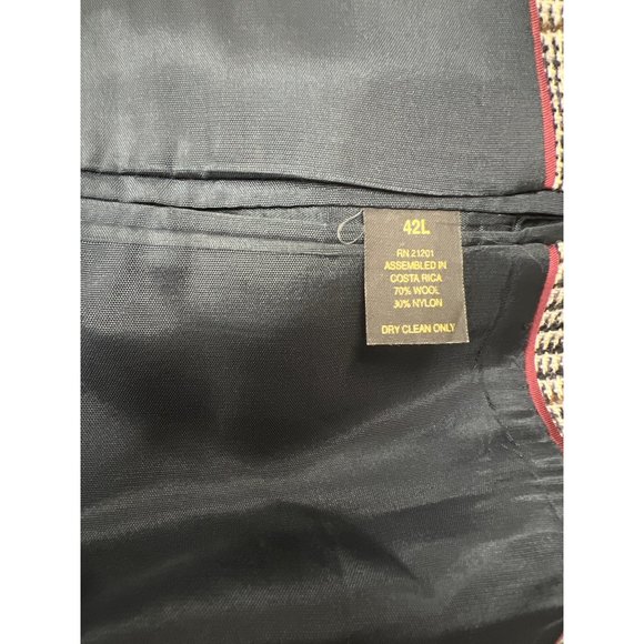 Vintage Farah Clothing Men Blazer Plaid Box Jacket Trend - Picture 10 of 11